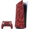 Red Street Camo PlayStation PS5 Skins